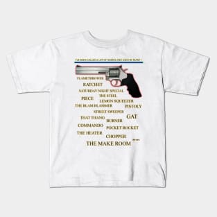 URBAN GUN NAMES Kids T-Shirt